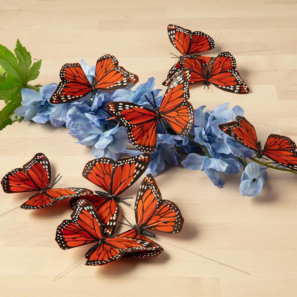Hot Sale ⭐ Assorted 8.6" Monarch Butterfly Pack by Ashland® 🧨 4 Hot Sale ⭐ Assorted 8.6" Monarch Butterfly Pack by Ashland® 🧨 - Image 2