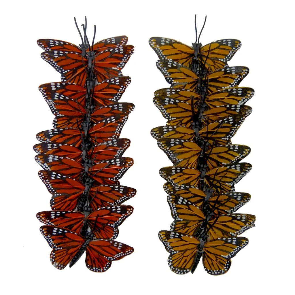 Outlet ⭐ 12 Packs: 10 ct. (120 total) Assorted 7.8" Monarch Butterflies by Ashland® 💯 3 Outlet ⭐ 12 Packs: 10 ct. (120 total) Assorted 7.8" Monarch Butterflies by Ashland® 💯
