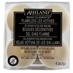 Brand new ❤️ 8 Packs: 4 ct. (32 total) White Flameless LED Votive Candles by Ashland® ⭐