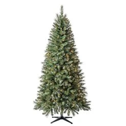 Cheap ⌛ 7ft. Pre-Lit Willow Pine Artificial 🔥 Christmas Tree, Clear Lights by Ashland® 😀