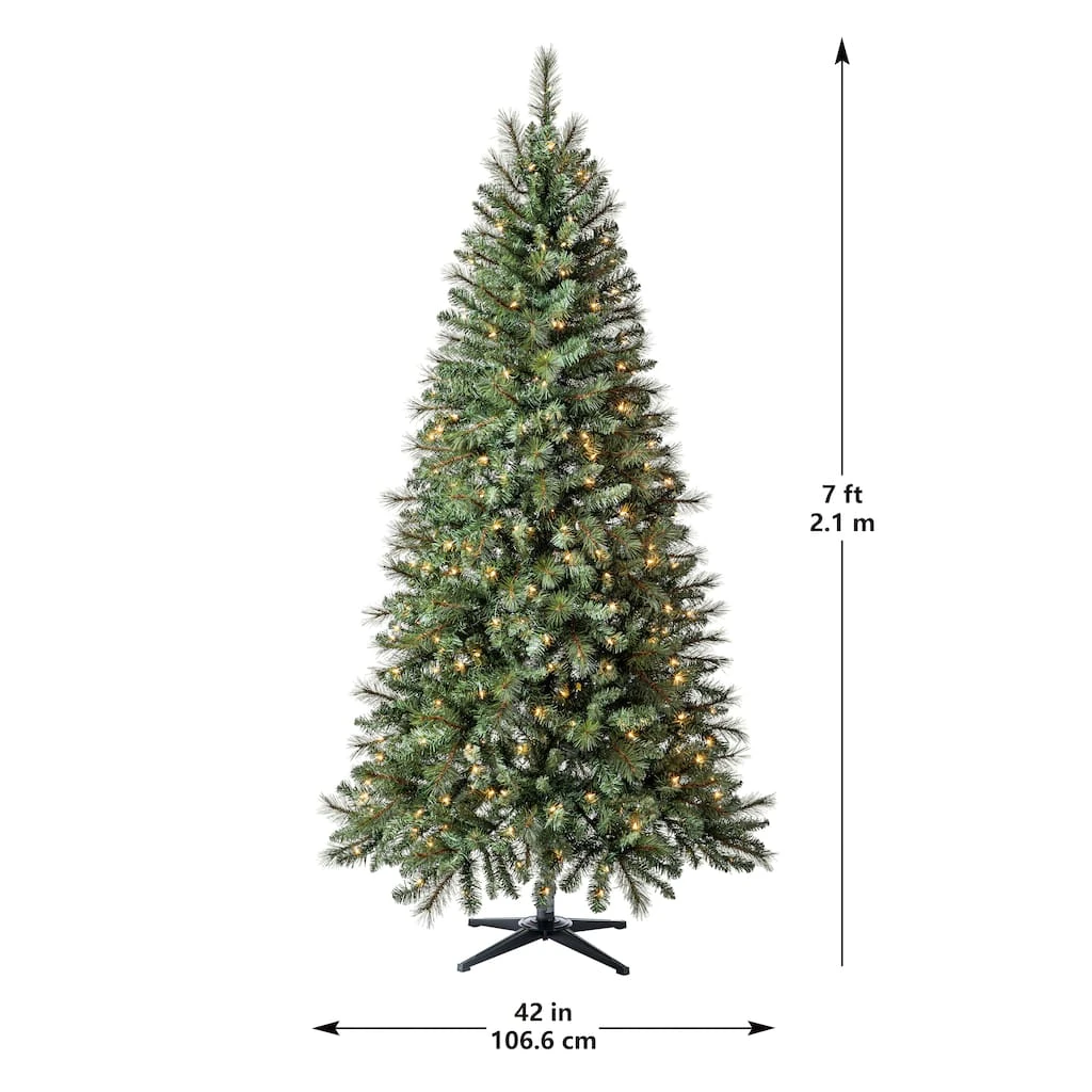 Cheap β 7ft. Pre-Lit Willow Pine Artificial π₯ Christmas Tree, Clear Lights by Ashland® π 8 Cheap β 7ft. Pre-Lit Willow Pine Artificial π₯ Christmas Tree, Clear Lights by Ashland® π - Image 6