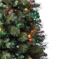 Coupon 🎉 7ft. Pre-Lit Willow Pine Artificial Christmas Tree, Multicolor Lights by Ashland® 👍 -Ashland Shop 10151890 10
