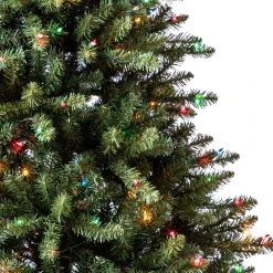 Discount ✨ 7.5ft. Pre-Lit Hartford Pine Artificial Christmas Tree, Multicolor Lights by Ashland® ✔️ -Ashland Shop 10151893 11