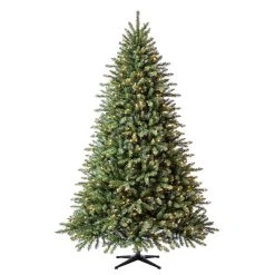 Top 10 👍 7.5ft. Pre-Lit Hartford Pine Artificial ✔️ Christmas Tree, Clear Lights by Ashland® ❤️