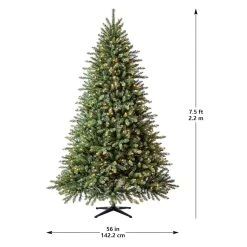 Top 10 👍 7.5ft. Pre-Lit Hartford Pine Artificial ✔️ Christmas Tree, Clear Lights by Ashland® ❤️ -Ashland Shop 10151894 13