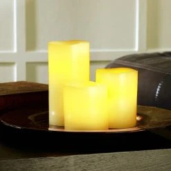Cheapest 🧨 White Wax Touch LED Pillar Candle Set by Ashland® 🤩 -Ashland Shop 10166267