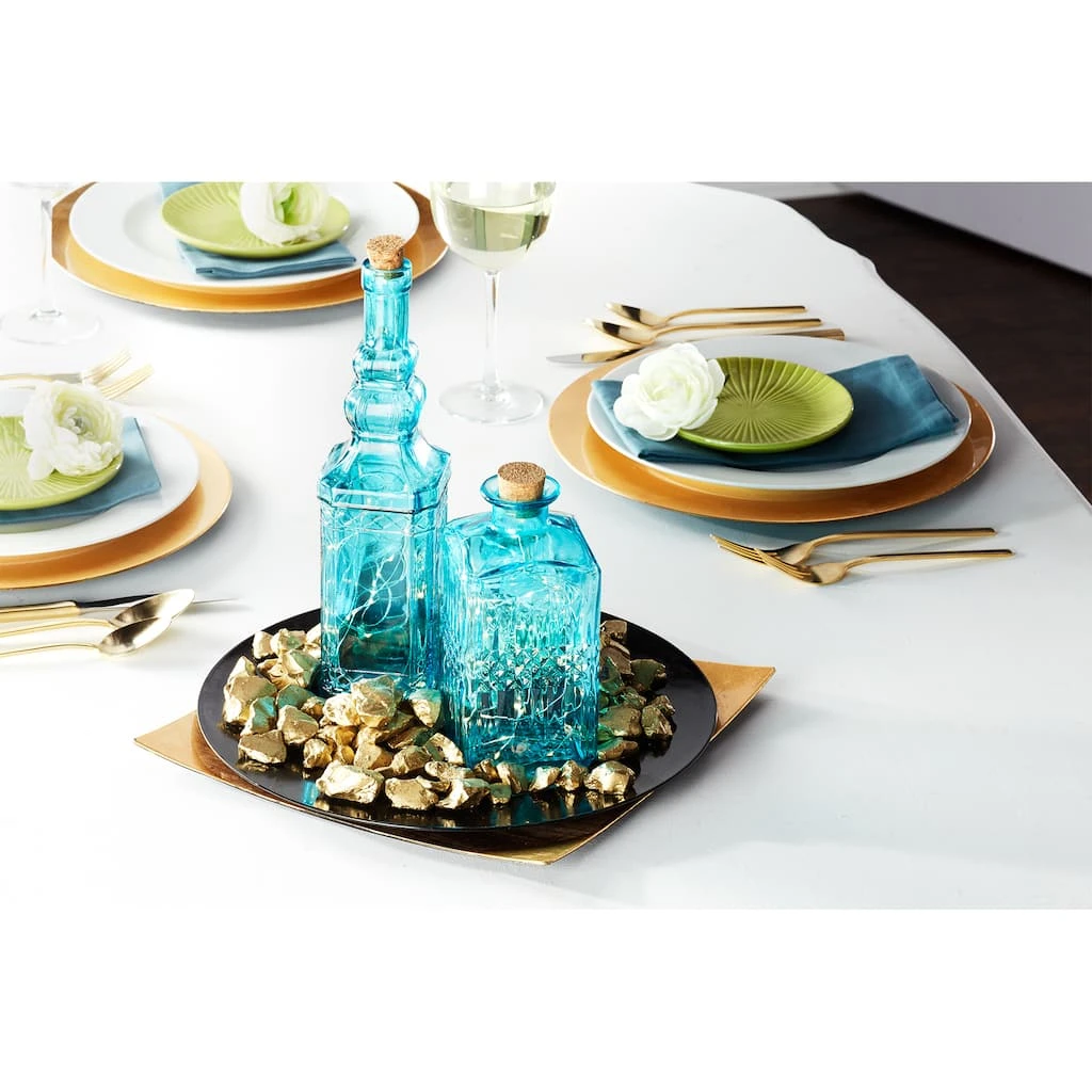 Deals ✨ Black Charger Plate by Ashland® 💯 4 Deals ✨ Black Charger Plate by Ashland® 💯 - Image 2