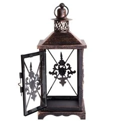 Hot Sale ✔️ 12" Damask Metal Lantern by Ashland® ✔️