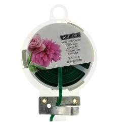 Wholesale 👏 24 Pack: 26 Gauge Green Floral Wire with Cutter by Ashland® 💯