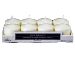 Hot Sale ✨ 12 Packs: 8 ct. (96 total) Basic Elements™ 2" x 2" Ivory Pillar Candles by Ashland® 🧨