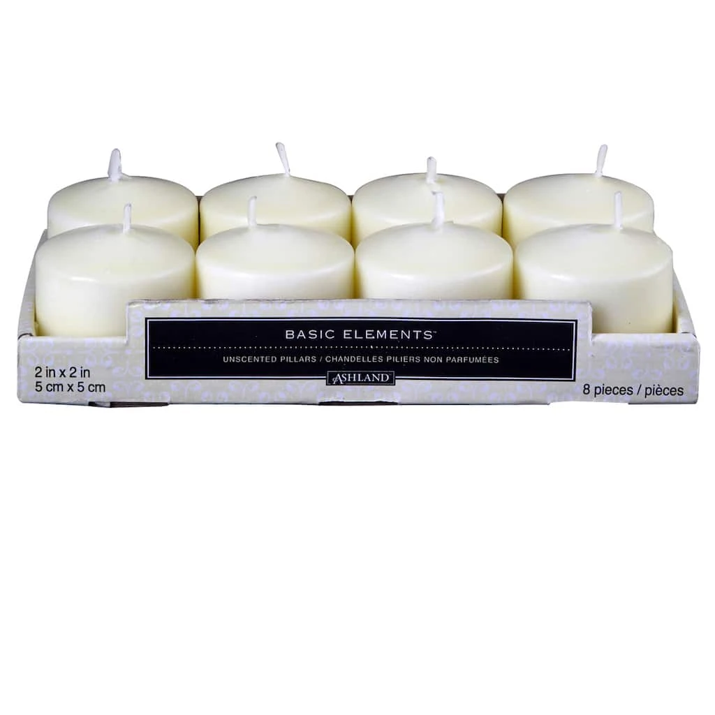 New 🧨 Ashland® Basic Elements™ Ivory Pillar Candles, Value Pack 🥰 3 New 🧨 Ashland® Basic Elements™ Ivory Pillar Candles, Value Pack 🥰