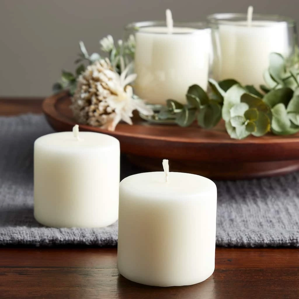 New 🧨 Ashland® Basic Elements™ Ivory Pillar Candles, Value Pack 🥰 4 New 🧨 Ashland® Basic Elements™ Ivory Pillar Candles, Value Pack 🥰 - Image 2