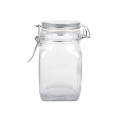 Best Sale ⌛ Square Glass Jar with Latch by Ashland® 🎁