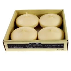 Discount 🧨 12 Packs: 4 ct. (48 total) Basic Elements™ Ivory Floating Candles by Ashland® 🎁 -Ashland Shop 10363779 2 1