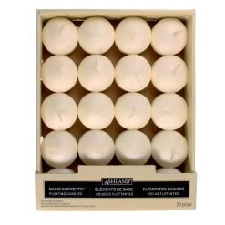 Flash Sale ❤️ 12 Packs: 20 ct. (240 total) Ivory Floating Candles by Ashland® ⌛