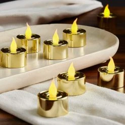 Wholesale ⭐ Gold Flameless Tealights By Ashland® ✔️ -Ashland Shop 10363831 20