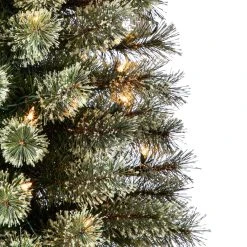 Wholesale ❤️ 7ft. Pre-Lit Artificial Cashmere Pencil ❤️ Christmas Tree, Clear Lights by Ashland® ⭐ -Ashland Shop 10368145 11