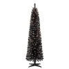 Cheap ✔️ 6ft. Pre-Lit Artificial Black Pencil ✨ Christmas Tree, Clear Lights by Ashland® ❤️