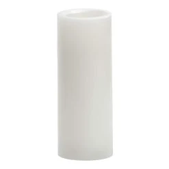 Brand new ✔️ White 3" x 8" LED Pillar Candle By Ashland® ❤️