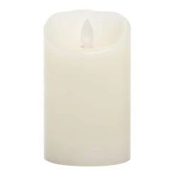 Budget 🤩 8 Pack: iFlicker 3" x 5" Ivory LED Pillar Candle by Ashland® ✨