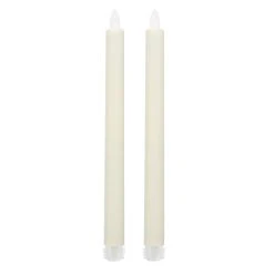 Deals ✨ IFlicker Ivory LED Taper Candle Set by Ashland® ✨