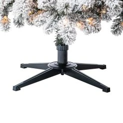 Best Pirce 🧨 7.5ft. Pre-Lit Vermont Pine Flocked Artificial Christmas Tree, Clear Lights by Ashland® 😉 -Ashland Shop 10489203 15