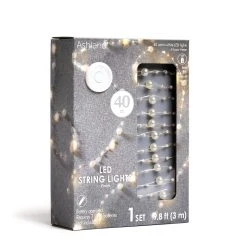 Buy ✔️ 12 Pack: 40ct. Warm White Pearl LED String Lights by Ashland® ❤️ 13 Buy ✔️ 12 Pack: 40ct. Warm White Pearl LED String Lights by Ashland® ❤️ -Ashland Shop 10501982 6 1