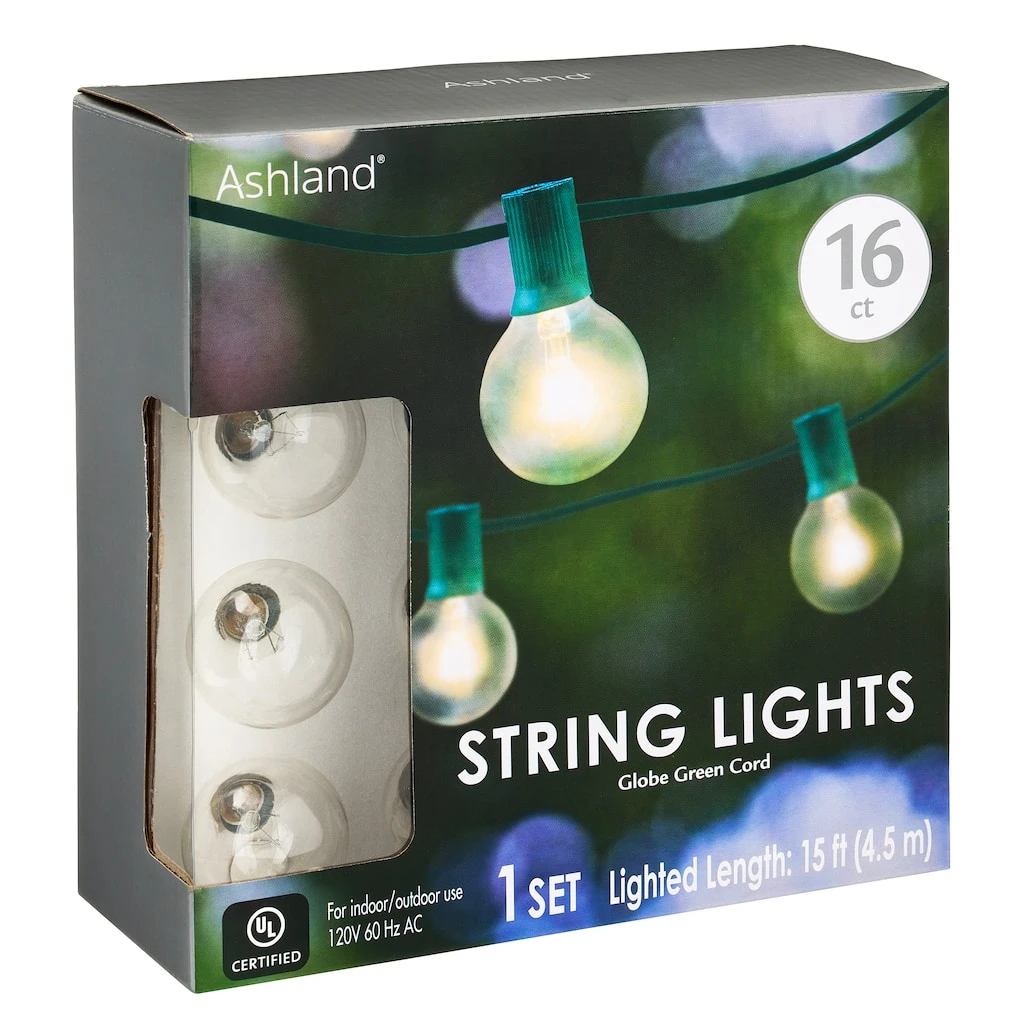 Best reviews of ⭐ 16ct. Round G40 Bulb String Lights by Ashland™ 🔔 3 Best reviews of ⭐ 16ct. Round G40 Bulb String Lights by Ashland™ 🔔