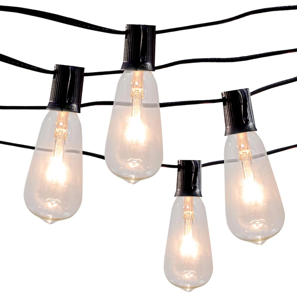Promo ⌛ 10ct. Edison ST12 Bulb String Lights by Ashland® ⌛ 3 Promo ⌛ 10ct. Edison ST12 Bulb String Lights by Ashland® ⌛