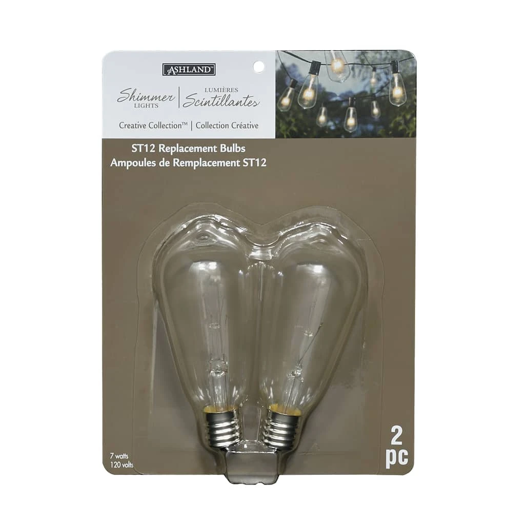 Outlet ✨ EDISON REPLACEMENT BULB 2PK by Ashland ✔️ 3 Outlet ✨ EDISON REPLACEMENT BULB 2PK by Ashland ✔️