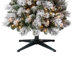 Promo 🧨 7ft. Pre-Lit Artificial Slim Christmas Tree, Clear Lights by Ashland® 🔥 -Ashland Shop 10521247 15