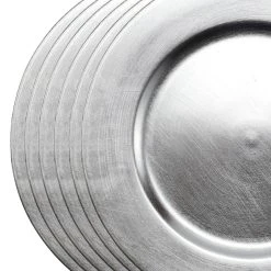 Buy 🤩 Silver Charger Set By Ashland® 6ct. 🤩 -Ashland Shop 10524078 4