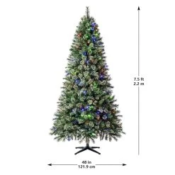 Hot Sale 🌟 7.5ft. Pre-Lit Augusta Pine Artificial ❄ Christmas Tree, Color Changing LED Lights by Ashland® 🤩 23 Hot Sale 🌟 7.5ft. Pre-Lit Augusta Pine Artificial ❄ Christmas Tree, Color Changing LED Lights by Ashland® 🤩 -Ashland Shop 10524538 21