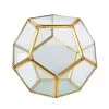 Wholesale 🌟 Gold Octagon Glass Terrarium By Ashland™ 🧨 -Ashland Shop 10555877