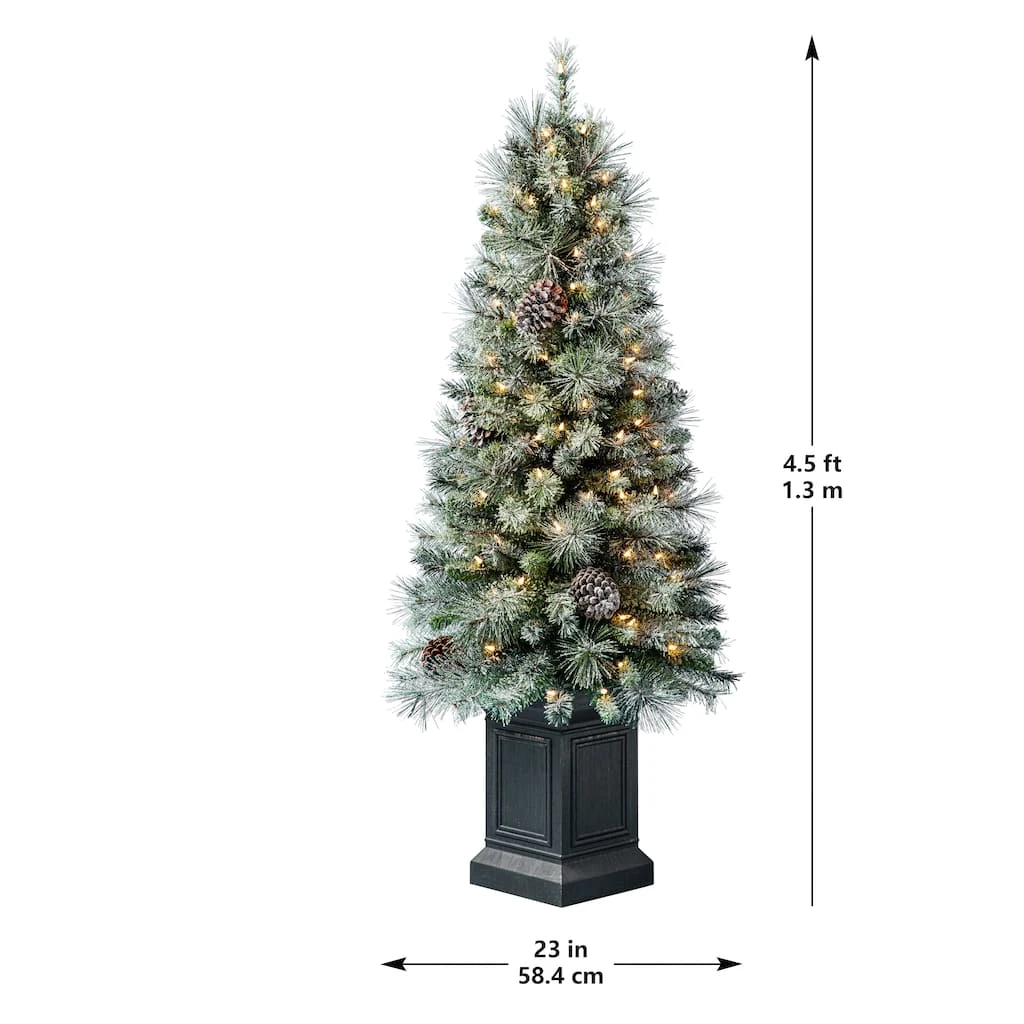 Buy 😉 4.5ft. Pre-Lit Baywood Artificial Christmas Tree, Clear Lights by Ashland® 🔔 8 Buy 😉 4.5ft. Pre-Lit Baywood Artificial Christmas Tree, Clear Lights by Ashland® 🔔 - Image 6