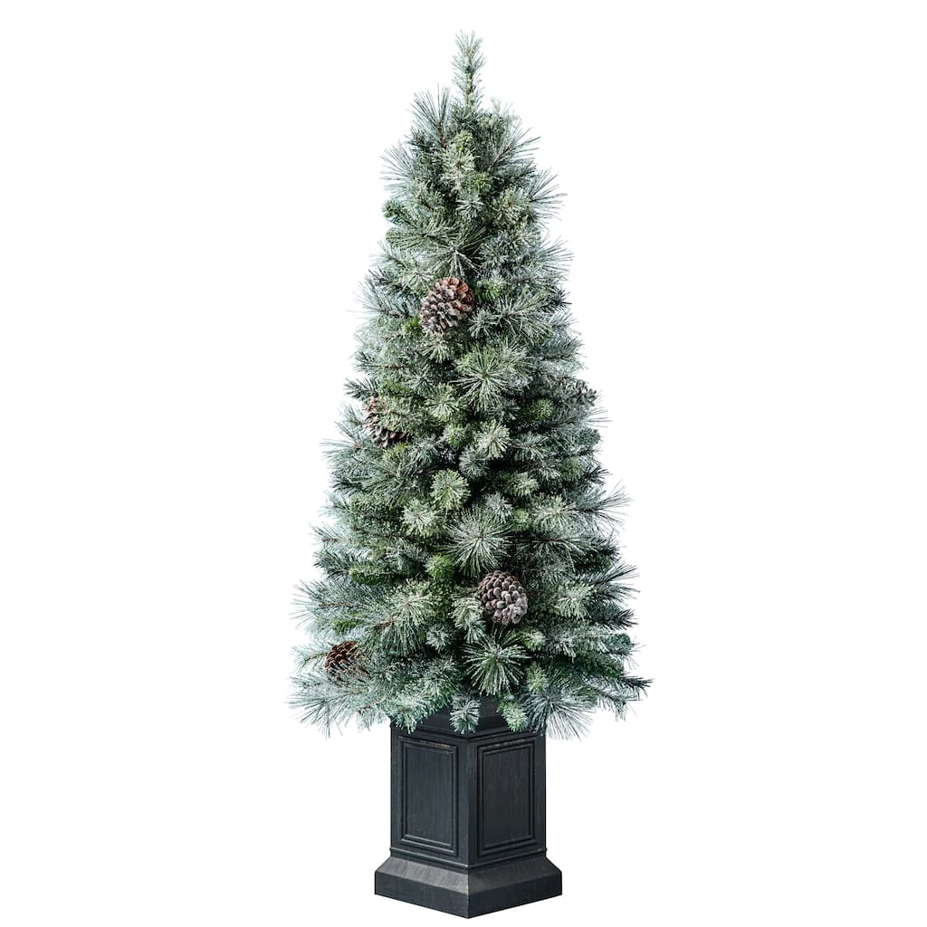 Buy 😉 4.5ft. Pre-Lit Baywood Artificial Christmas Tree, Clear Lights by Ashland® 🔔 4 Buy 😉 4.5ft. Pre-Lit Baywood Artificial Christmas Tree, Clear Lights by Ashland® 🔔 - Image 2