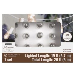 Flash Sale 🔔 20ct. Creative Collection™ Shimmer Lights Vintage Edison String Lights by Ashland™ ✨ -Ashland Shop 10561983 1
