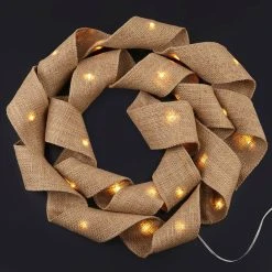 Cheapest 🥰 LED Burlap String Lights Creative Collection™ by Ashland™ ✨ -Ashland Shop 10561998 2