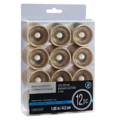 Flash Sale 🔥 Champagne Glitter LED Votive Candles By Ashland® 12ct. ✔️ -Ashland Shop 10562377 3