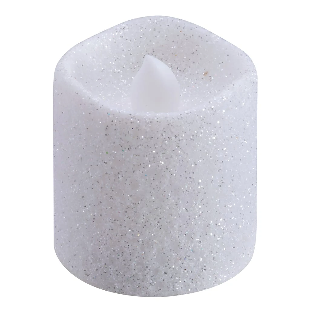 Top 10 ๐งจ 8 Packs: 12 ct. (96 total) White Glitter LED Votive Candles by Ashland® ๐ 4 Top 10 ๐งจ 8 Packs: 12 ct. (96 total) White Glitter LED Votive Candles by Ashland® ๐ - Image 2