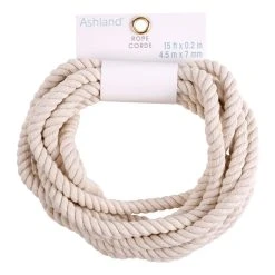 Budget 🔥 12 Pack: 15ft. Ivory Rope by Ashland® 🛒