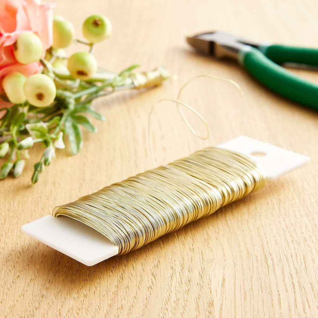 Coupon ๐ 22 Gauge Gold Aluminum Florist Wire by Ashland® ๐งจ 4 Coupon ๐ 22 Gauge Gold Aluminum Florist Wire by Ashland® ๐งจ - Image 2