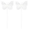 Wholesale ⭐ 8.6" White Feather Butterfly by Ashland® ⭐