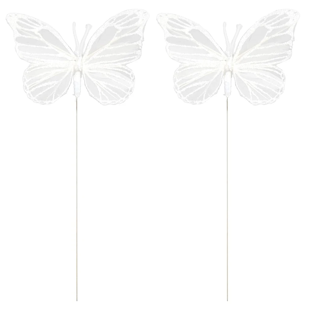 Wholesale ⭐ 8.6" White Feather Butterfly by Ashland® ⭐ 3 Wholesale ⭐ 8.6" White Feather Butterfly by Ashland® ⭐