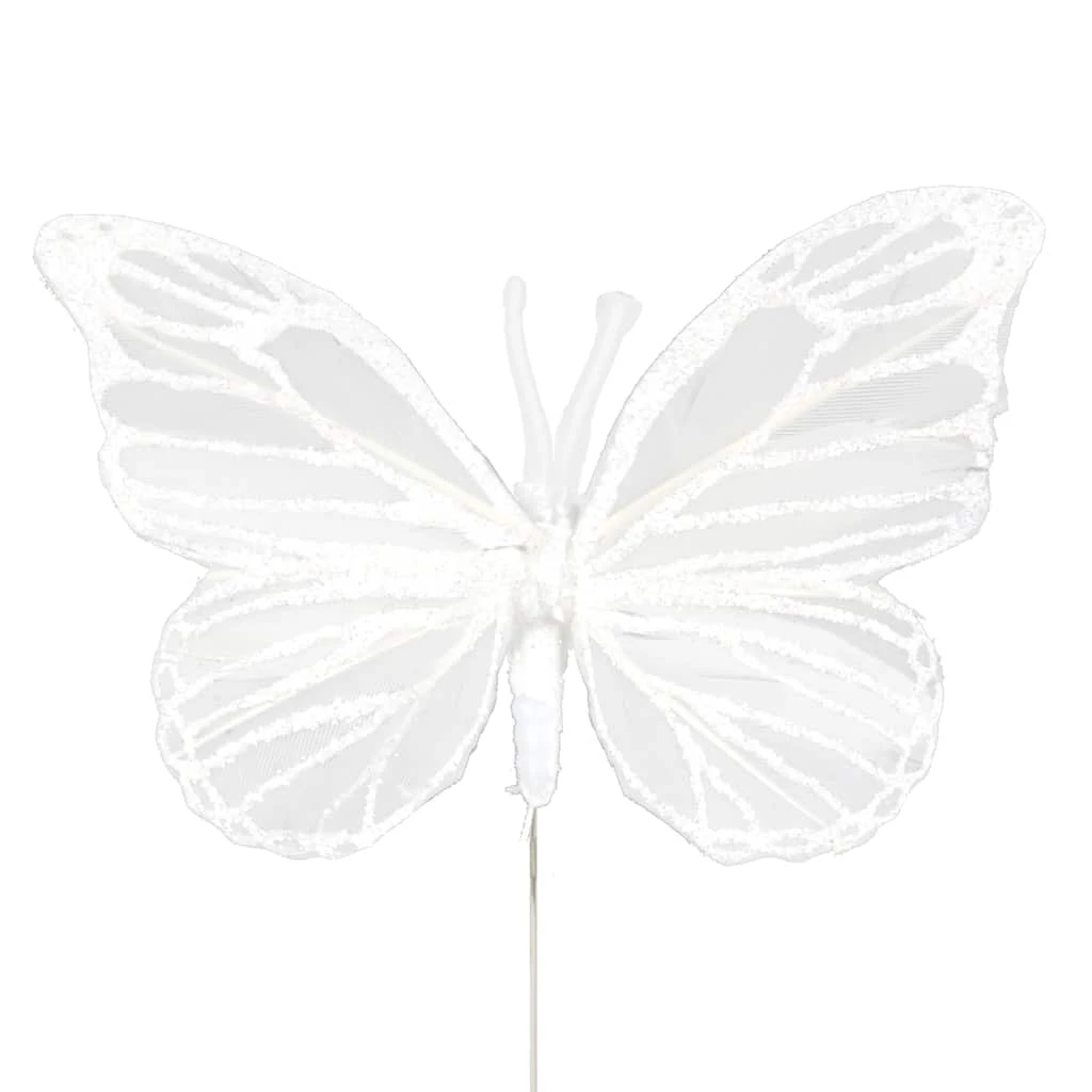 Wholesale ⭐ 8.6" White Feather Butterfly by Ashland® ⭐ 5 Wholesale ⭐ 8.6" White Feather Butterfly by Ashland® ⭐ - Image 3
