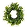 Outlet 🛒 9" Green Mini Boxwood Wreath with Flowers by Ashland® 🔔 -Ashland Shop 10628624