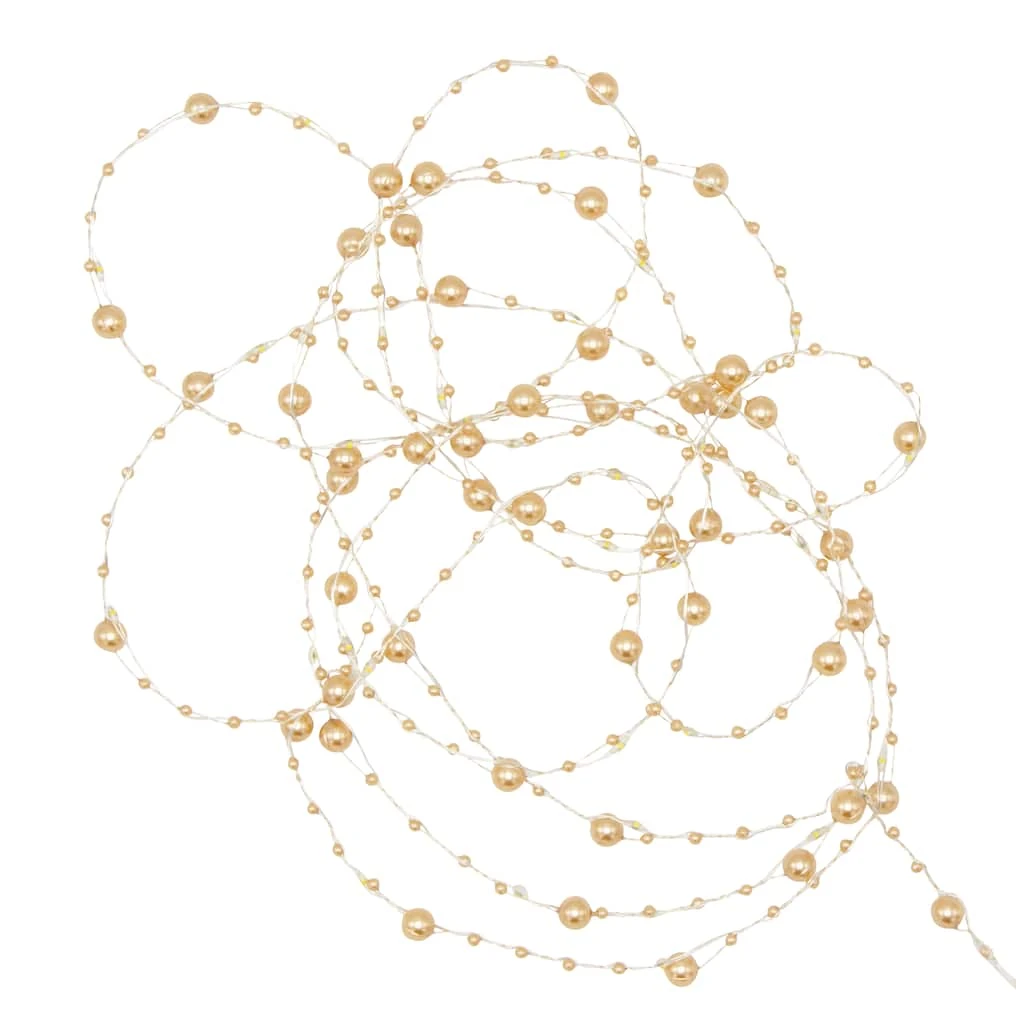 Budget 🔥 40ct. Warm White Gold Pearl LED String Lights by Ashland® 🌟 8 Budget 🔥 40ct. Warm White Gold Pearl LED String Lights by Ashland® 🌟 - Image 6