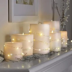 Budget 🔥 40ct. Warm White Gold Pearl LED String Lights by Ashland® 🌟 12 Budget 🔥 40ct. Warm White Gold Pearl LED String Lights by Ashland® 🌟 -Ashland Shop 10632035 4
