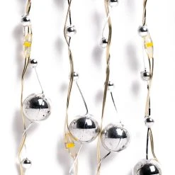 Promo 👍 12 Pack: 40ct. Warm White Silver Pearl LED String Lights by Ashland® ❤️ -Ashland Shop 10632036 5 1