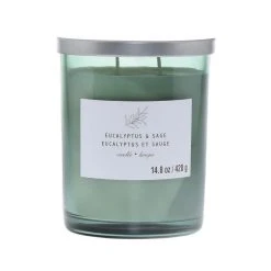Outlet ✔️ Eucalyptus & Sage 2-Wick Jar Candle by Ashland® ✨